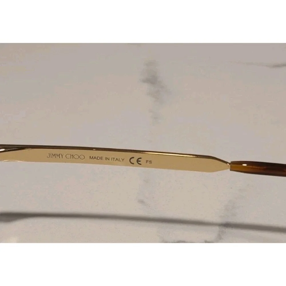 NEW JIMMY CHOO JC 203 41N BROWN HAVANQ RX EYEGLASSES 52-18-140‎
